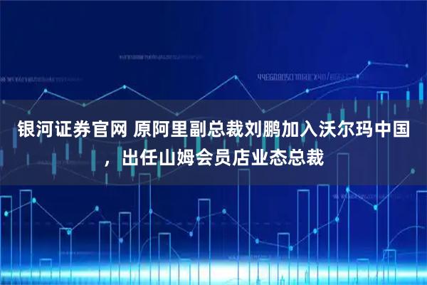 银河证券官网 原阿里副总裁刘鹏加入沃尔玛中国,出任山姆会员店业态总裁